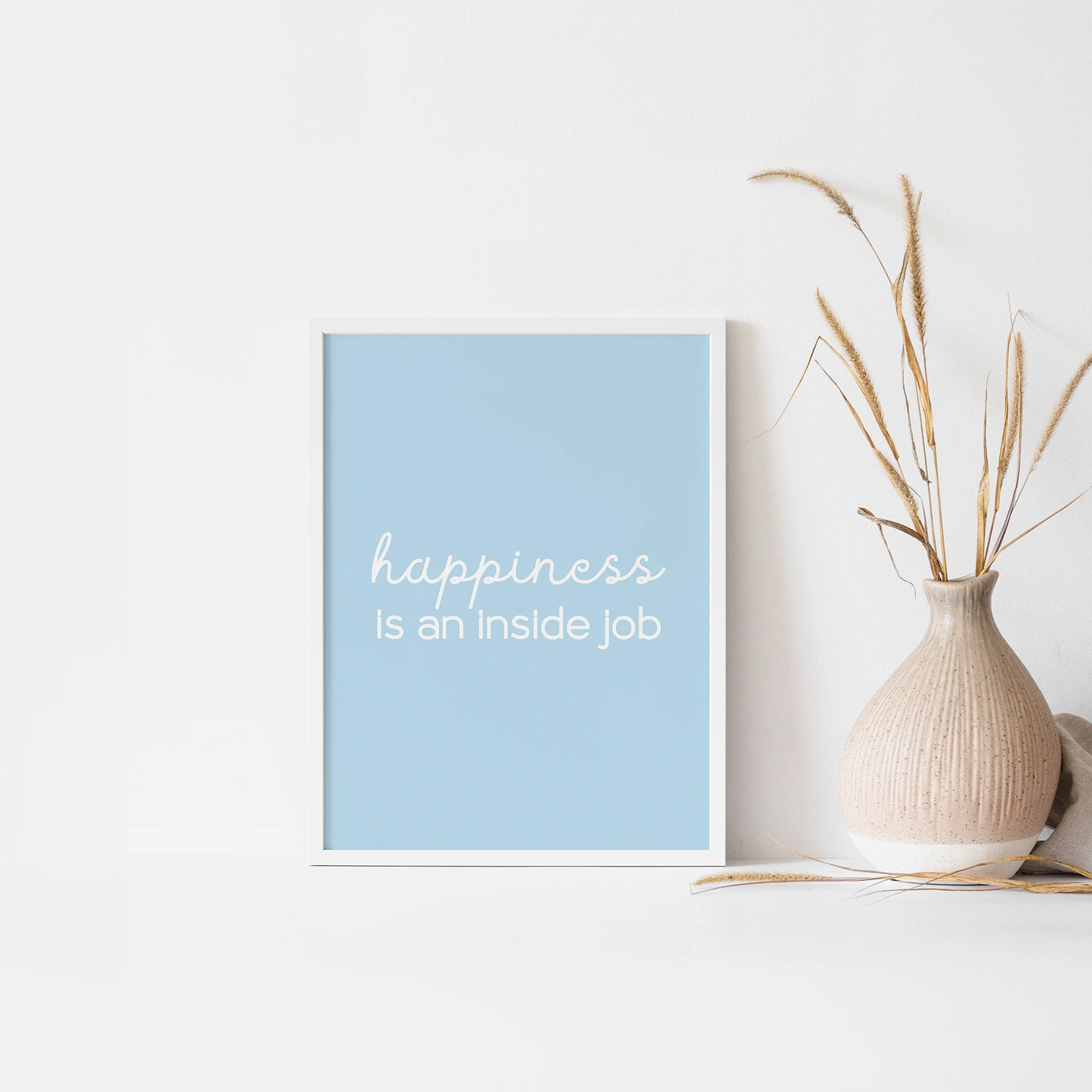 "Happiness is An Inside Job," Wall Art Print - Image 3